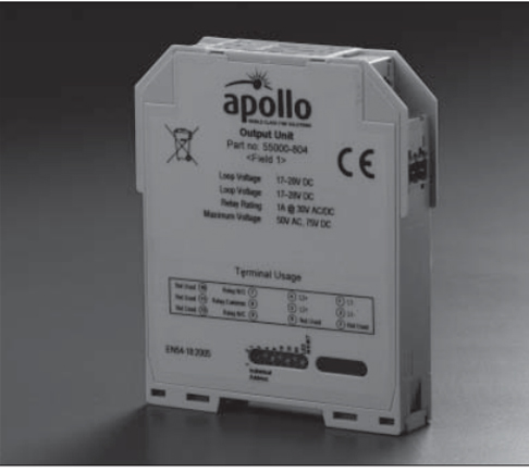 Apollo XP95 DIN Rail Sounder Control Unit 5 Amperes