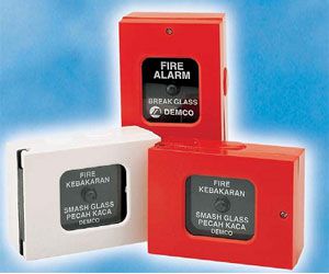 Nút nhấn khẩn Demco, màu đỏ Nút nhấn khẩn Demco, màu đỏ